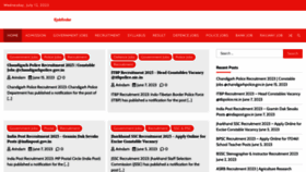 What Ejobfinder.in website looked like in 2023 (This year)