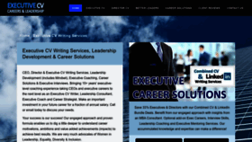 What Executivecv.net website looked like in 2023 (This year)