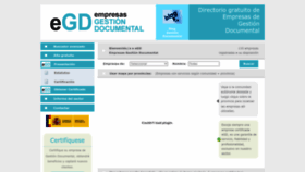 What Empresasgestiondocumental.com website looked like in 2023 (This year)