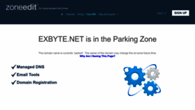 What Exbyte.net website looked like in 2023 (This year)