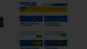What Energicplus.com website looked like in 2023 (This year)