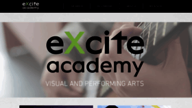 What Exciteacademy.co.nz website looked like in 2023 (This year)