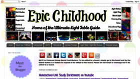 What Epic-childhood.com website looked like in 2023 (This year)