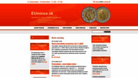 What Eumince.sk website looked like in 2023 (This year)