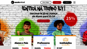 What Escolavirtual.pt website looked like in 2023 (This year)