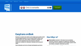 What Easytrans.org website looked like in 2023 (This year)