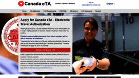 What Eta-for-canada.com website looked like in 2023 (This year)