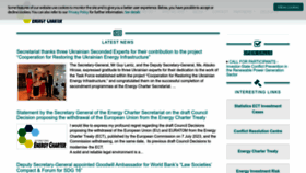 What Encharter.org website looked like in 2023 (1 year ago)