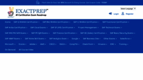What Exactprep.com website looked like in 2023 (This year)