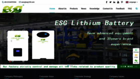 What Esg100.com website looked like in 2023 (This year)