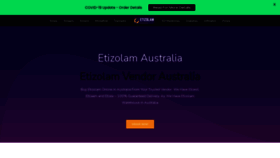 What Etizolam-australia.com website looked like in 2023 (This year)