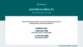 What Emotionvideo.tv website looked like in 2023 (This year)