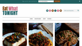 What Eatwhattonight.com website looked like in 2023 (This year)
