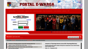 What Ewarga.ukm.my website looked like in 2023 (This year)