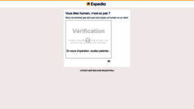 What Expedia.fr website looked like in 2023 (This year)