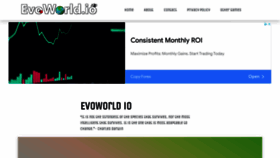 What Evoworldio.com website looked like in 2023 (This year)