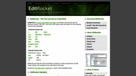 What Editrocket.com website looked like in 2023 (This year)
