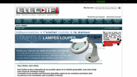 What Electronique-diffusion.fr website looked like in 2023 (This year)