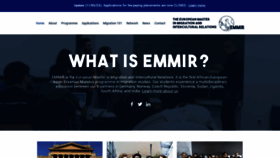 What Emmir.org website looked like in 2023 (This year)