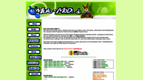 What Emule-mods.de website looked like in 2023 (This year)
