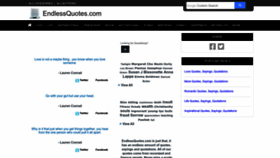 What Endlessquotes.com website looked like in 2023 (This year)