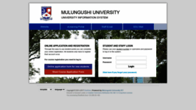 What Edurole.mu.ac.zm website looked like in 2023 (This year)