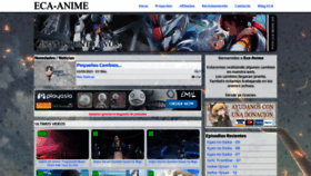 What Eca-anime.net website looked like in 2023 (This year)