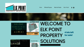 What Elkpointpropertysolutions.com website looked like in 2023 (This year)