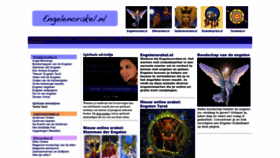 What Engelenorakel.nl website looked like in 2023 (This year)