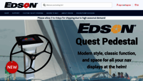 What Edsonmarine.com website looked like in 2023 (This year)