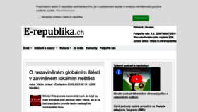 What E-republika.cz website looked like in 2023 (This year)