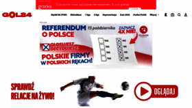What Ekstraklasa.net website looked like in 2023 (This year)
