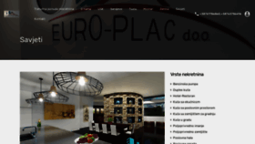 What Europlac-nekretnine.com website looked like in 2023 (This year)