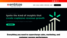 What Emblazegrowth.com website looked like in 2023 (This year)