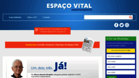 What Espacovital.com.br website looked like in 2023 (This year)