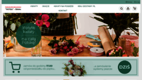 What E-kwiaciarniamielec.pl website looked like in 2023 (This year)