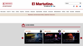 What Elmartutino.cl website looked like in 2023 (This year)