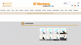 What Elnortero.cl website looked like in 2023 (2 years ago)