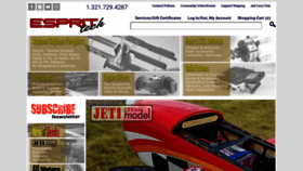 What Espritmodel.com website looked like in 2023 (This year)