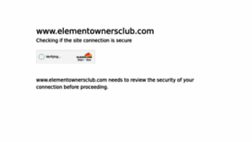 What Elementownersclub.com website looked like in 2023 (This year)