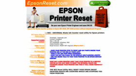 What Epsonreset.com website looked like in 2023 (This year)