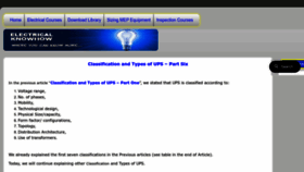 What Electrical-knowhow.com website looked like in 2023 (This year)