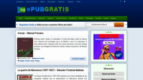 What Epubgratis.net website looked like in 2023 (This year)