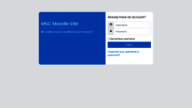What Elp.msccollege.co.za website looked like in 2023 (This year)