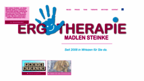 What Ergotherapie-steinke-wriezen.de website looked like in 2023 (This year)