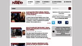 What Elblogdelnarco.org website looked like in 2023 (This year)