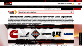 What Enginepartscanada.ca website looked like in 2023 (1 year ago)