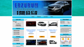 What Erzurumotokiralama.com.tr website looked like in 2023 (This year)