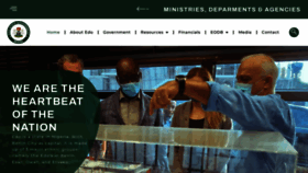 What Edostate.gov.ng website looked like in 2023 (This year)