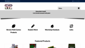 What Extrememathgames.com website looked like in 2023 (This year)